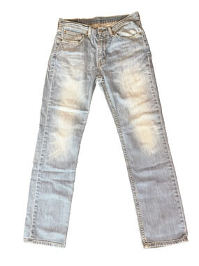 Levis 514 Jeans Mens Sz 34x34 Premium Blue Denim Medium Wash Straight Fit